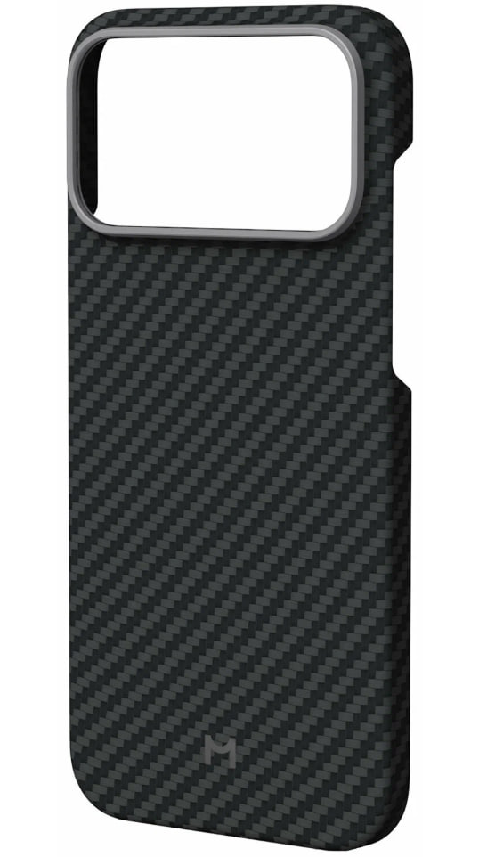 Чехол Magssory для iPhone 17 Pro Max, кевлар (арамид), с магнитами, совместимый с MagSafe (черный)