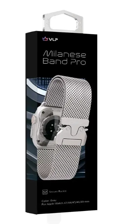 Ремешок миланская петля VLP Milanese Band Pro 42/44/45/46/49 Grey