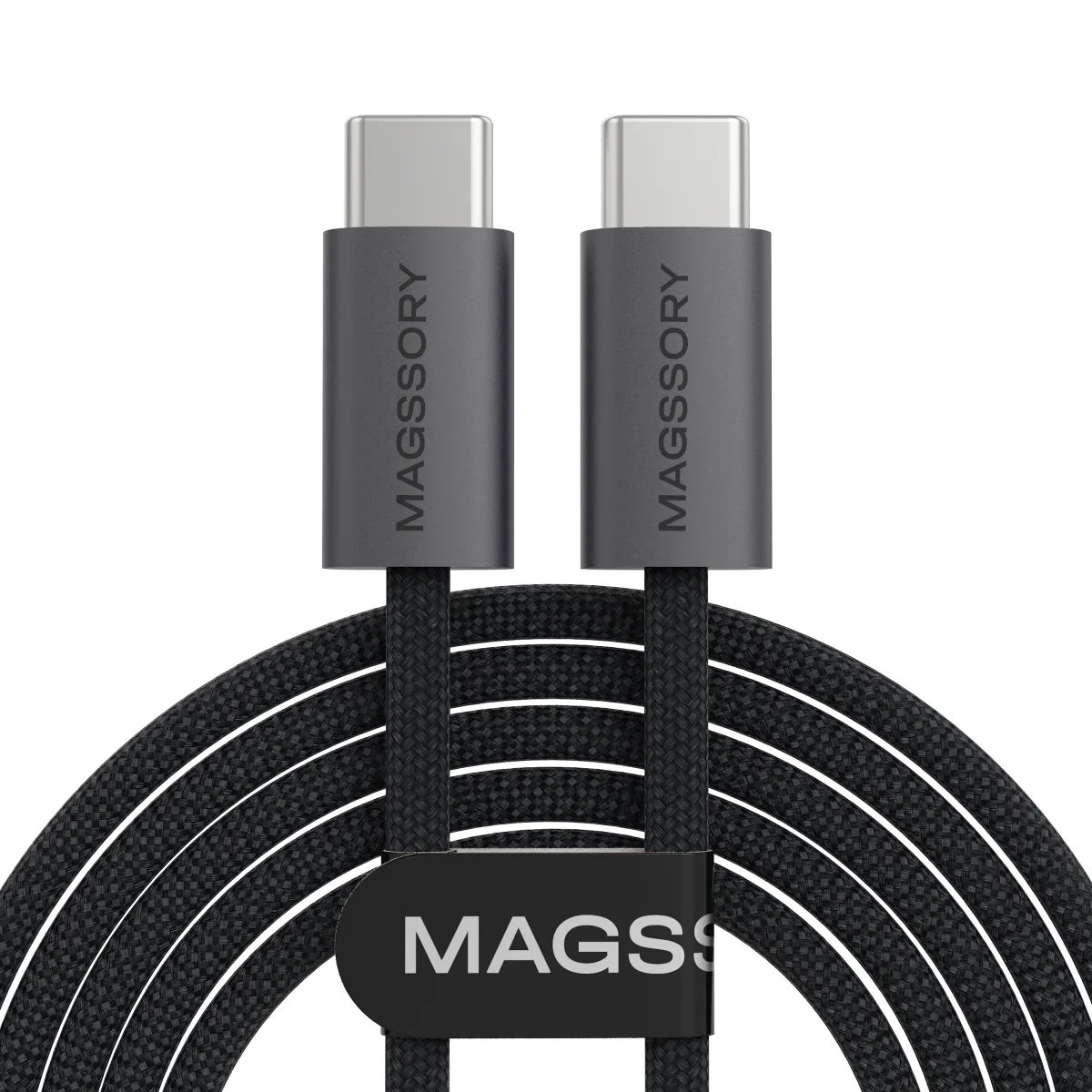 Кабель Magssory Line C 60W 2.4m USB-C Cable (темно-серый)