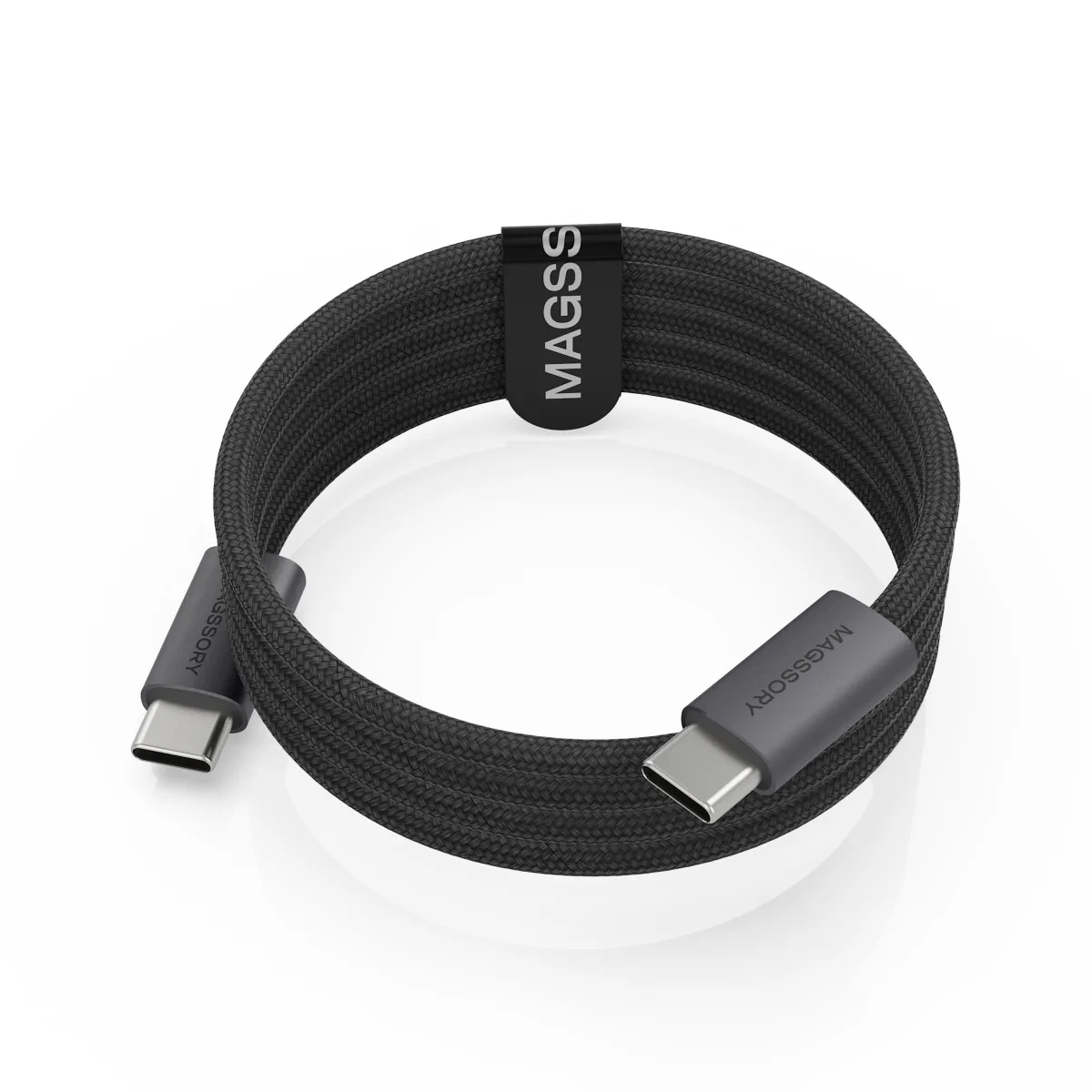 Кабель Magssory Line C 60W 2.4m USB-C Cable (темно-серый)