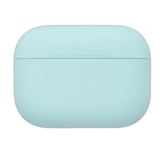 Пластиковый чехол для AirPods Pro 2 небесно-голубой