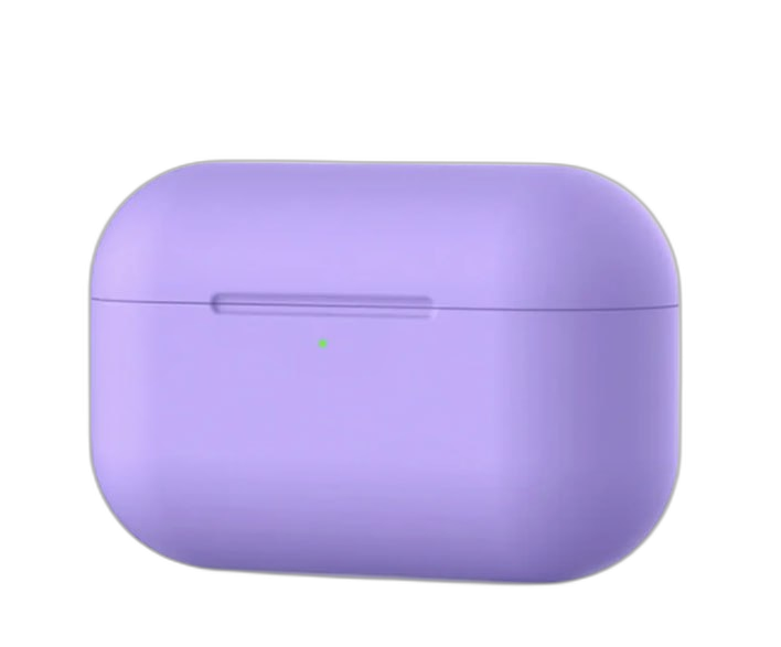 Пластиковый чехол для AirPods 4 лавандовый