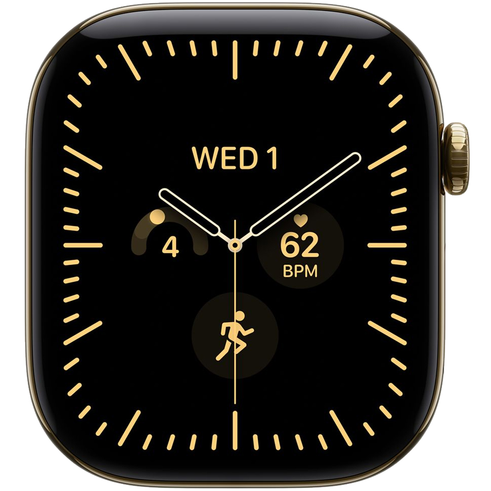 Apple Watch S12 46mm Gold Titanium