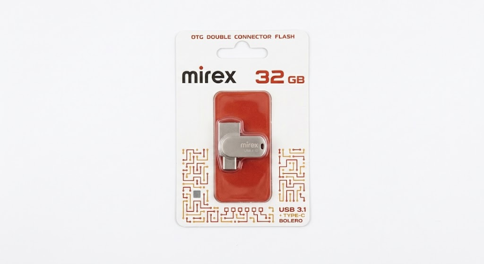 Флеш накопитель Mirex Bolero 32GB USB-A+USB-C