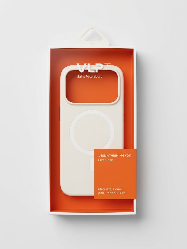 Чехол VLP LITE Mist Case с MagSafe для iPhone 17 Pro /18 Pro (Белый)
