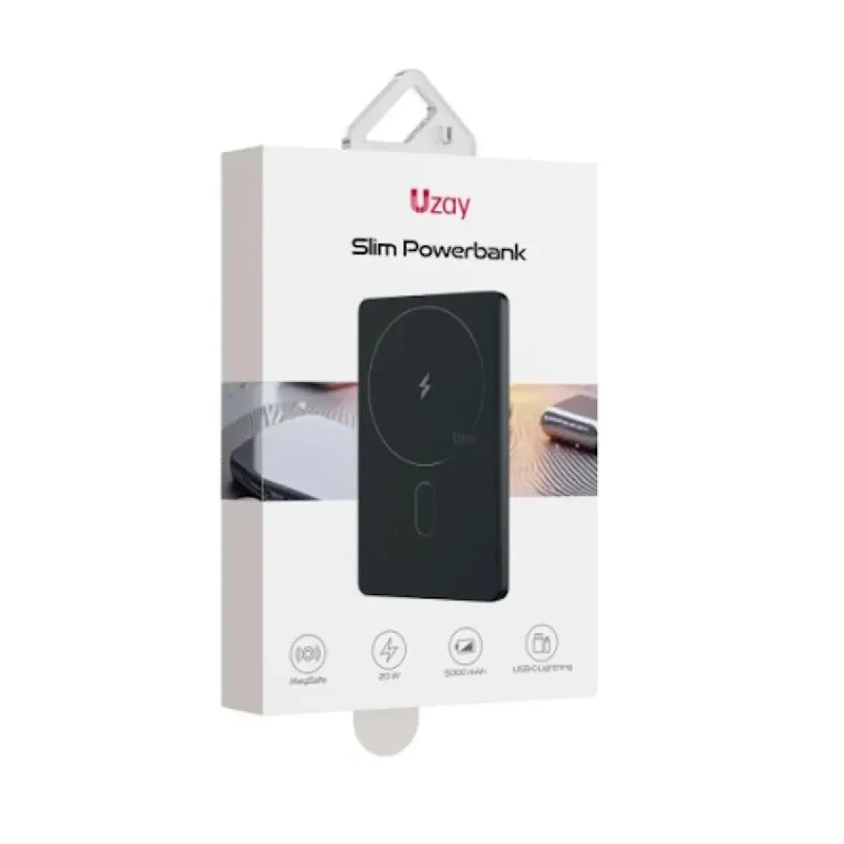 Внешний аккумулятор Uzay MagSafe Slim 5000mAh