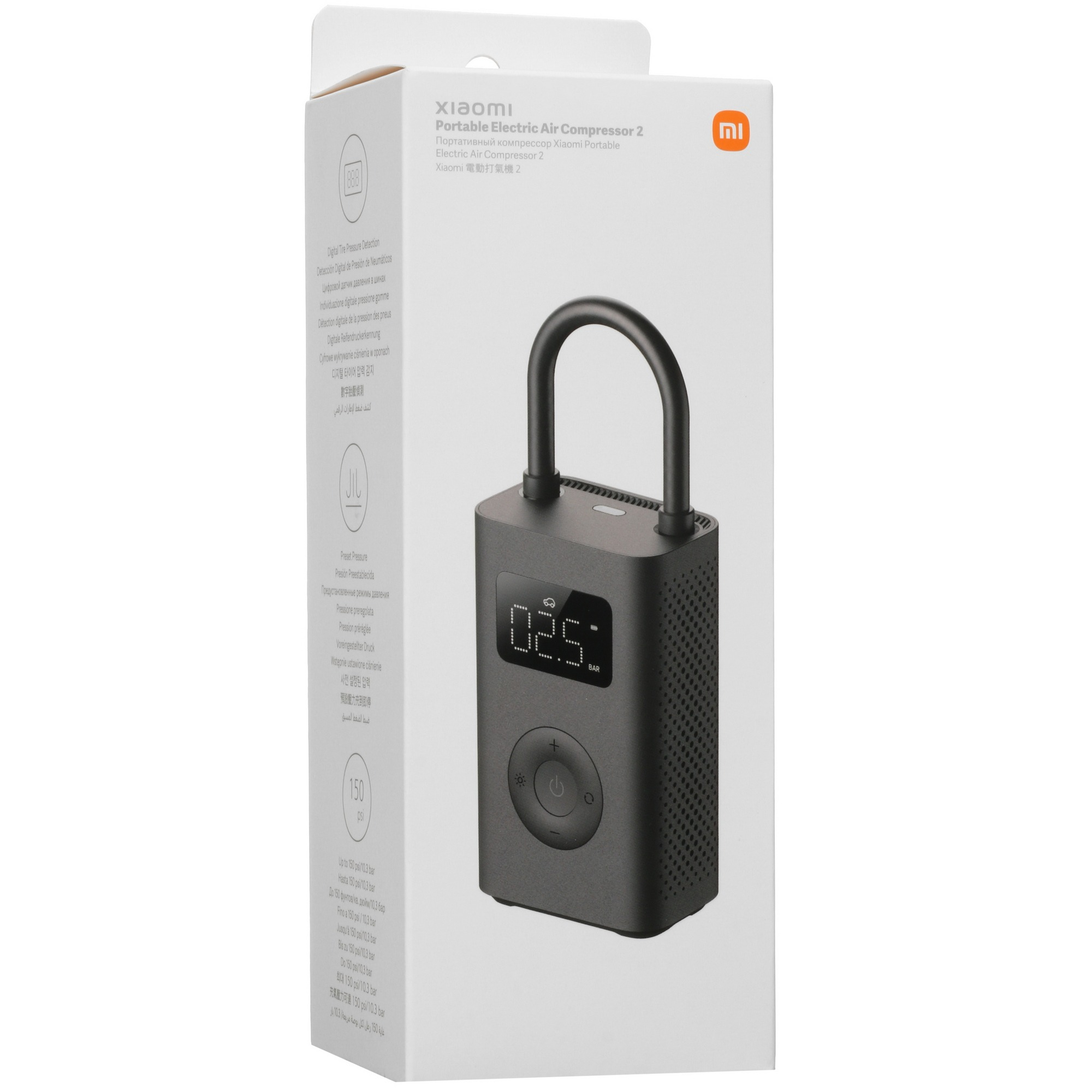 Автомобильный компрессор Xiaomi Mijia Air Compressor 2 (Black)
