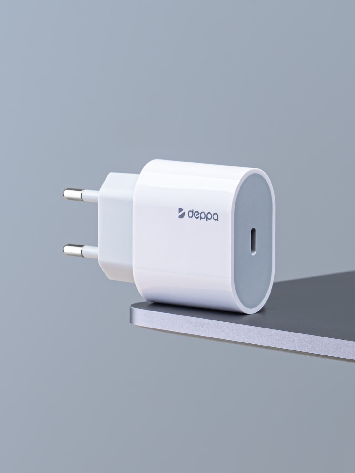 Адаптер Deppa USB-C 20W (White)