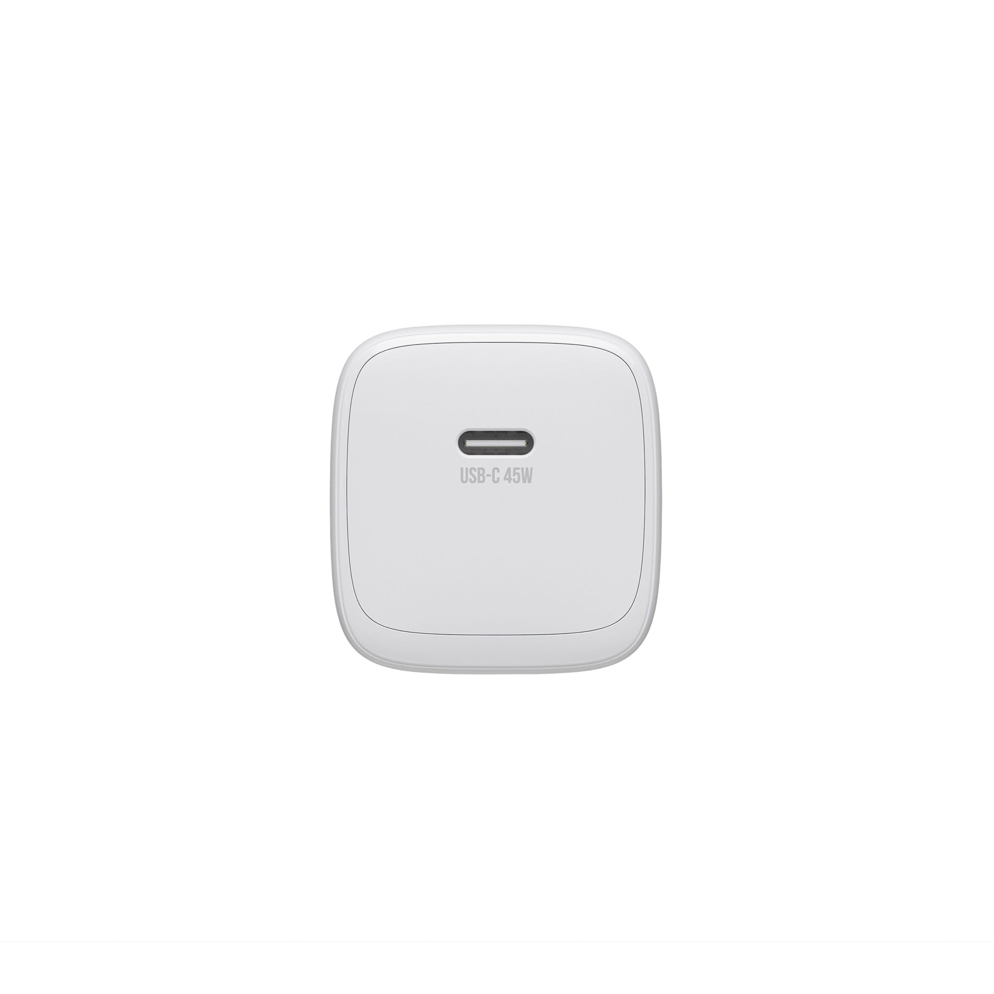 Адаптер Breaking P-21 GaN USB-C 45W с кабелем USB-C 1m (White)
