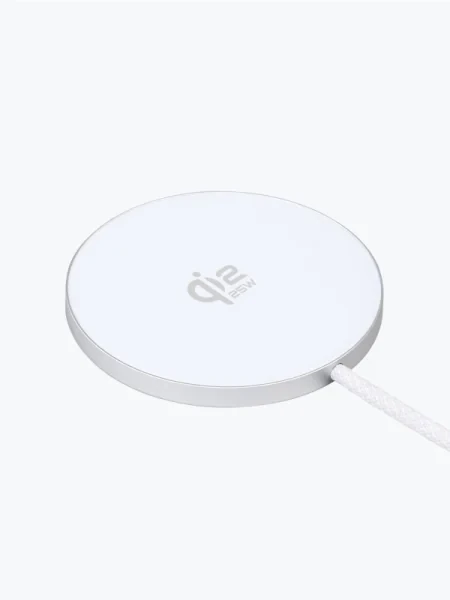 Беспроводное зарядное устройство Deppa MagSafe 25W (Silver)