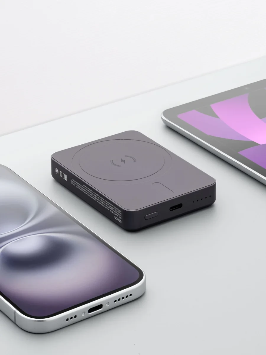 Внешний аккумулятор Deppa NRG Magsafe Alum S 5000mah 15W