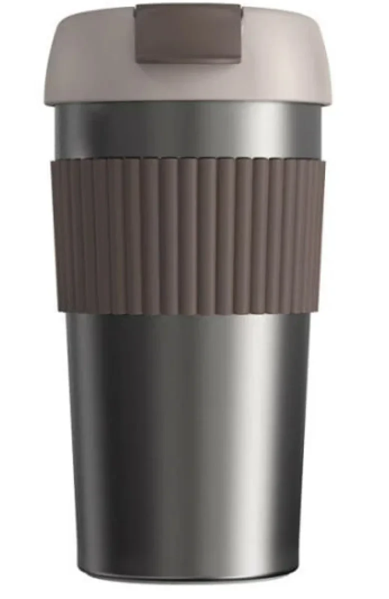 Термокружка Xiaomi Kiss Kiss Fish Rainbow 490ml (S-U45C) Brown/Silver
