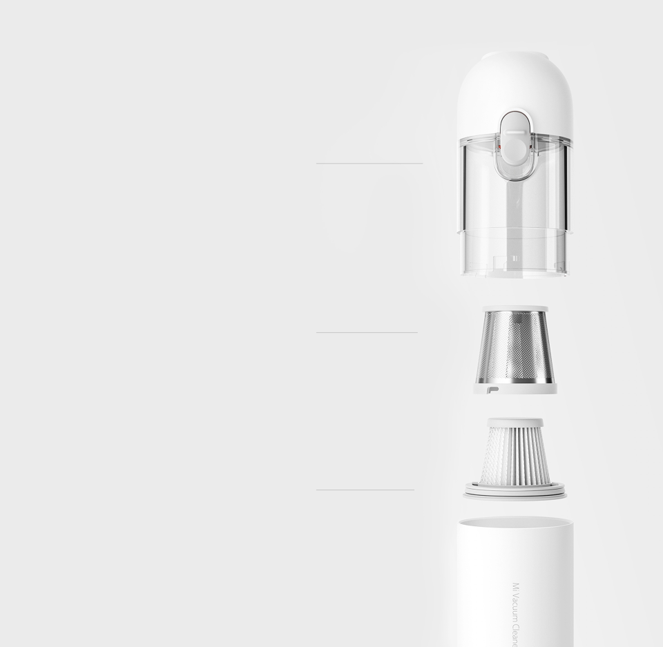 Автомобильный пылесос Xiaomi Mijia Portable Handheld Vacuum Cleaner SSXCQ01XY 13000Pa (White)