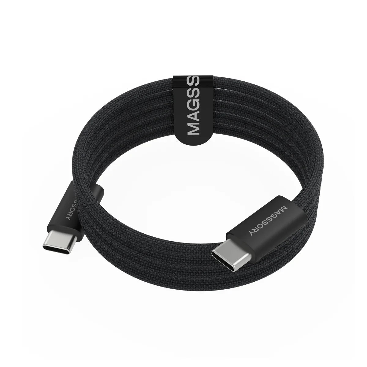 Кабель Magssory Line C 60W USB-C, 1,5 м (черный)