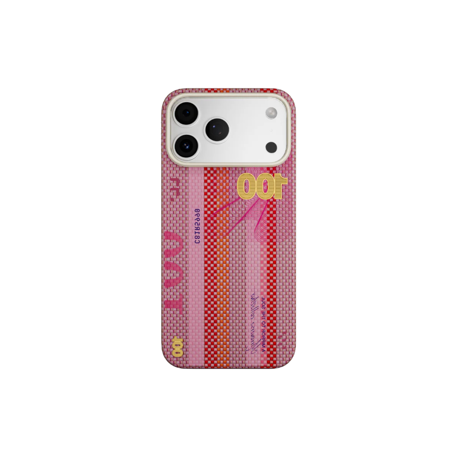 Чехол Airity Aramid Fiber A mirror to the soul для iPhone 17 Pro Max,Vermilion (MagSafe)