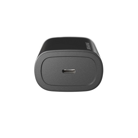 Адаптер Breaking P-08 USB-C 25W с кабелем USB-C 1m (Black)