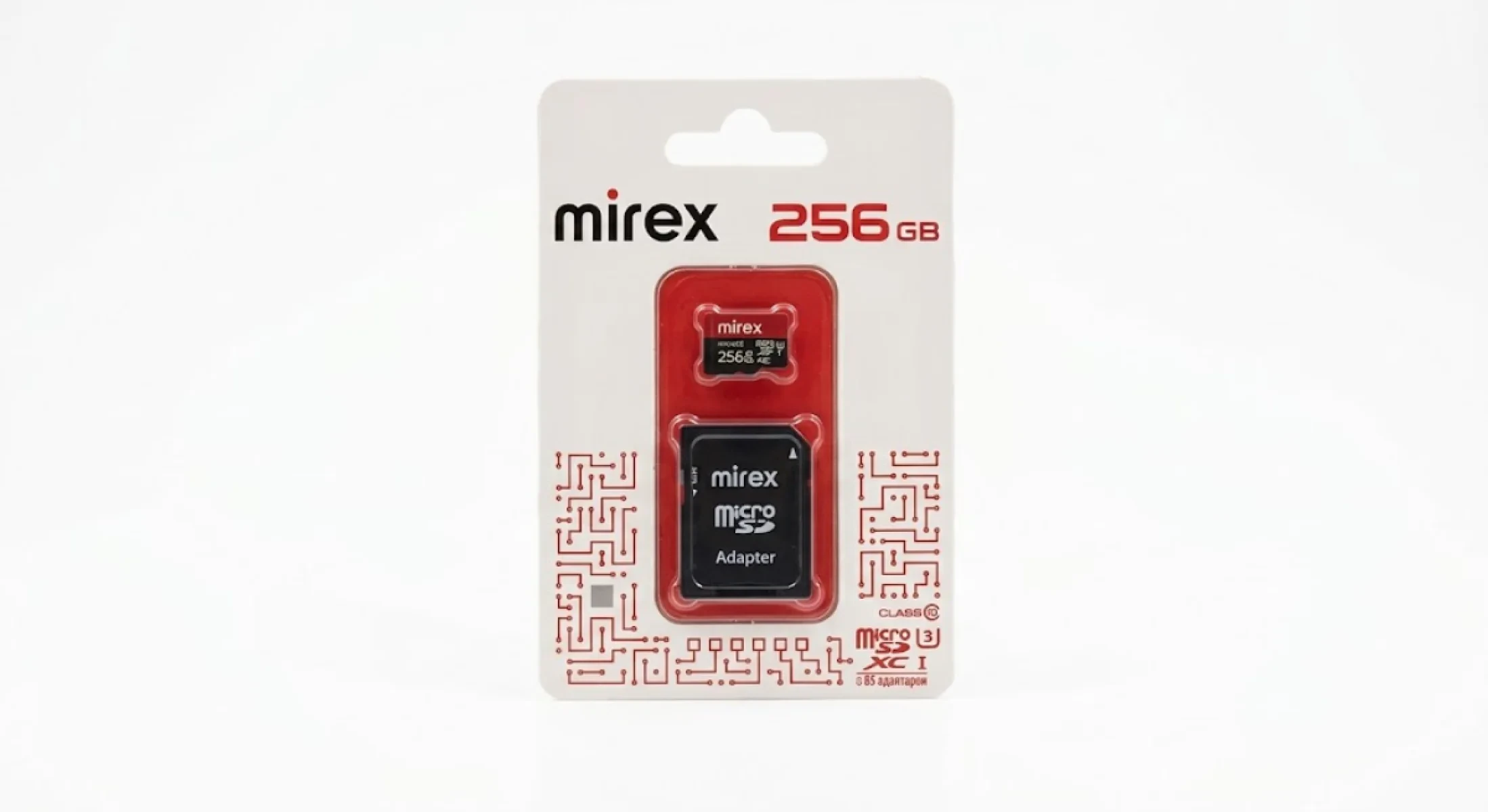 Карта памяти Mirex microSDXC с адаптером 256GB