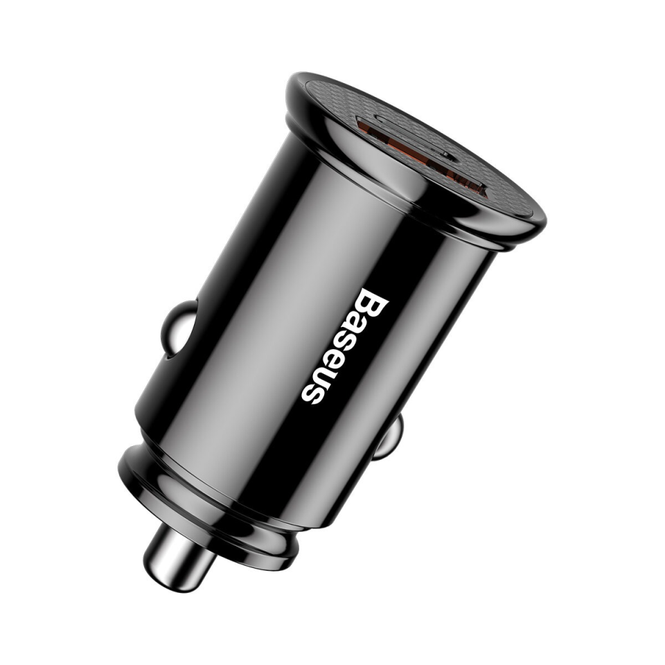 Автомобильное зарядное устройство Baseus CCALL-YS01 USB-A + USB-C 30W (Black)