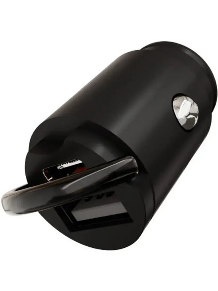 Автомобильное зарядное устройство VLP C-Power USB-A + USB-C 45W (Black)