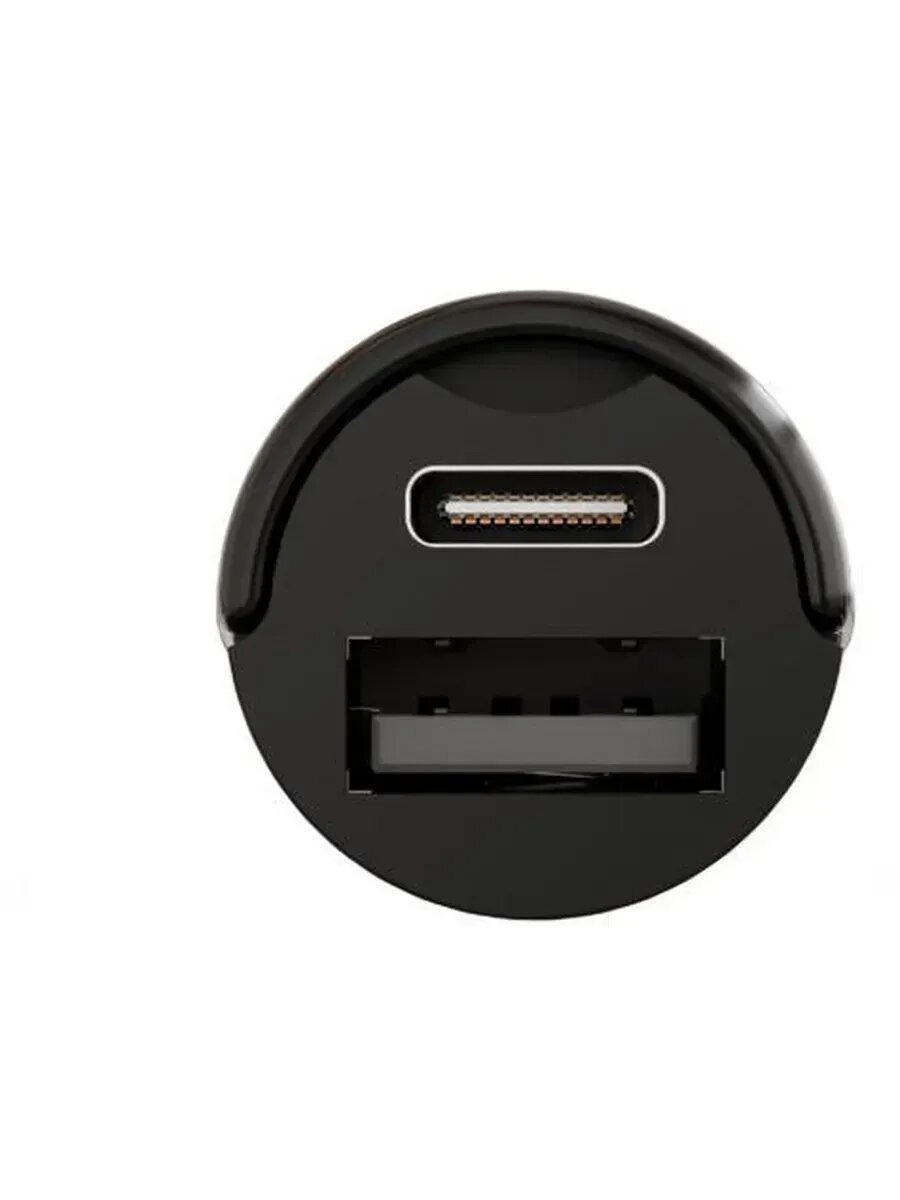 Автомобильное зарядное устройство VLP C-Power USB-A + USB-C 45W (Black)