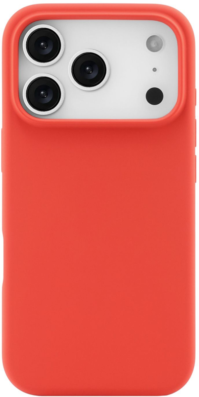 Чехол Silicone Case 17 Pro Max кораловый (без лого)