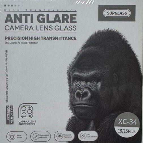 Защитное стекло на камеру Supglass для iPhone 15/15 Plus XC-34