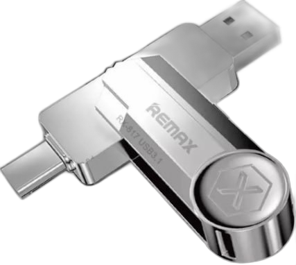 Флеш-карта Remax РХ-817 USB-A/USB-C Silver 64GB