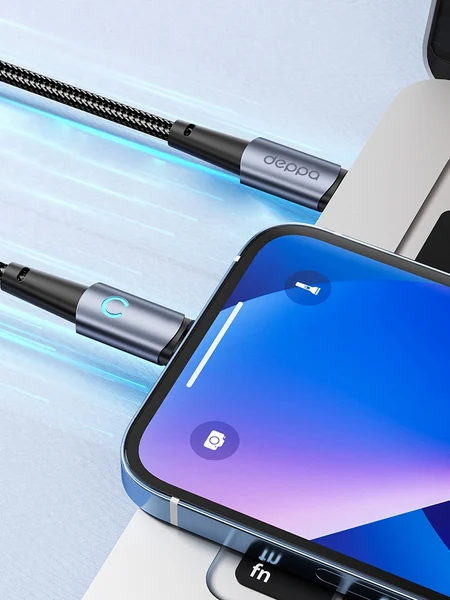 Кабель Deppa Moon USB-C - Lightning (1.2m)