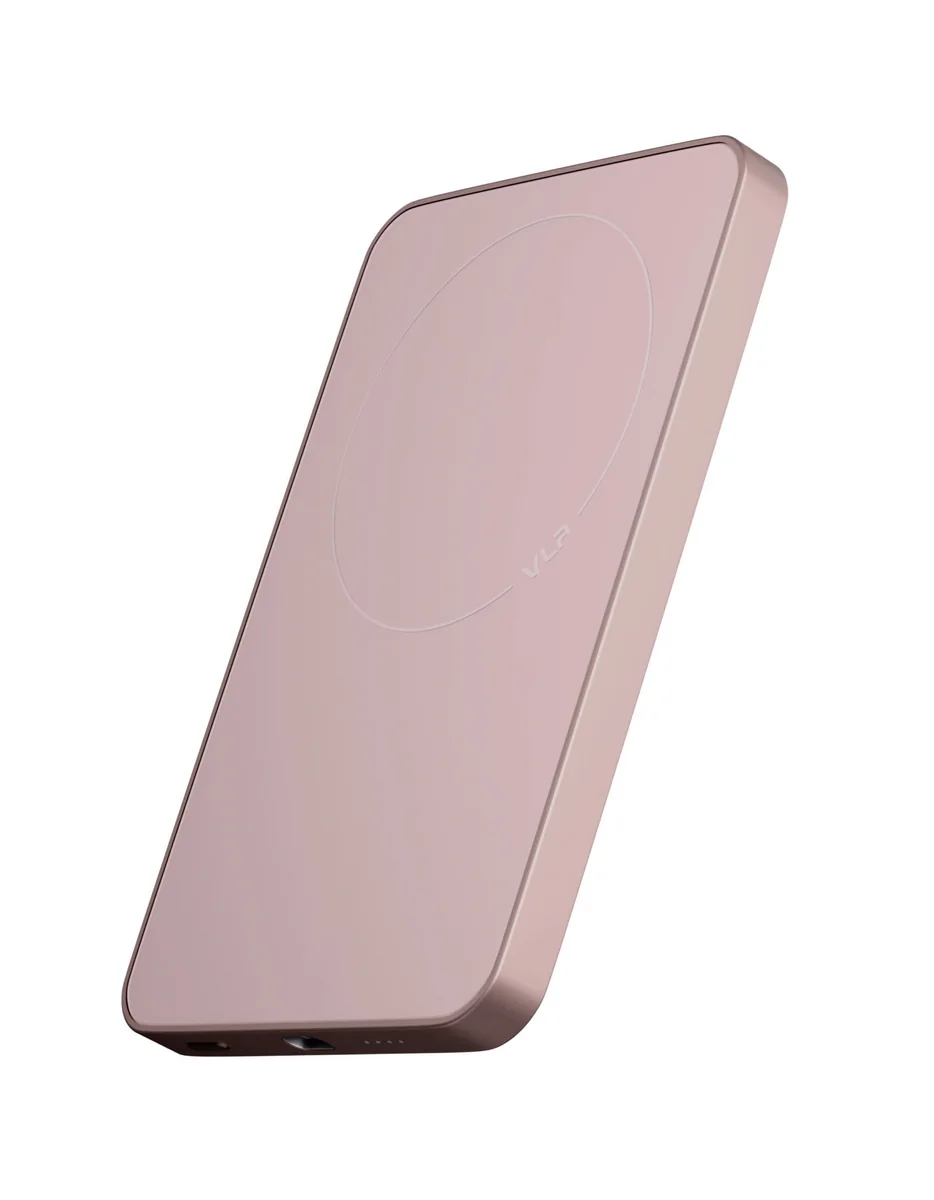 Внешний аккумулятор VLP Diamond Energy MagSafe, Qi2, 5000 mAh, USB-C, пустынный титан