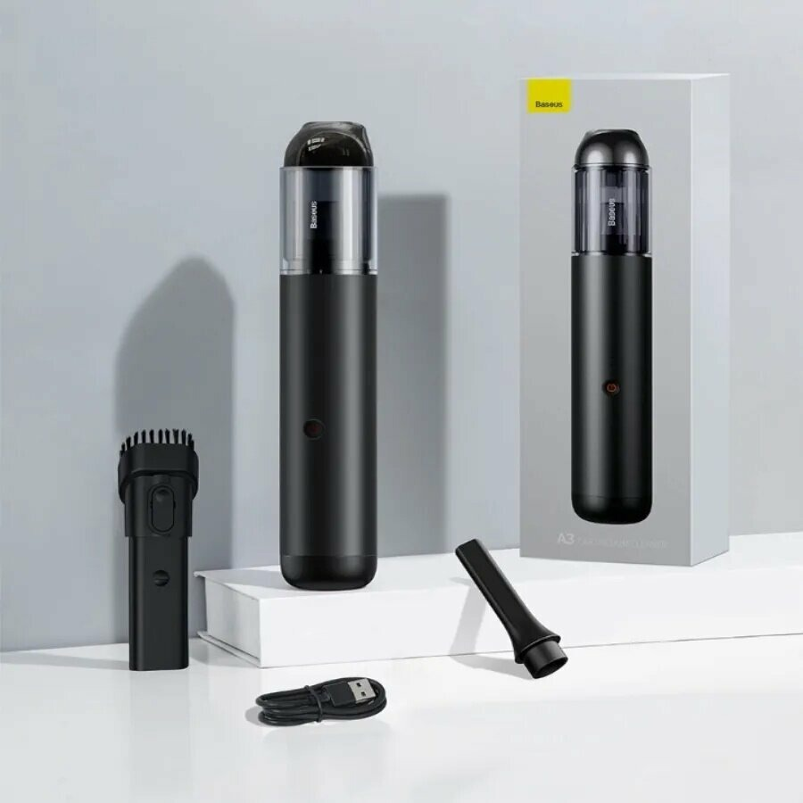 Автомобильный пылесос Baseus A3 15000Pa (Black)