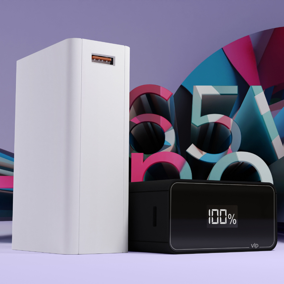 Внешний аккумулятор VLP B-Energy 20000mah (черный)