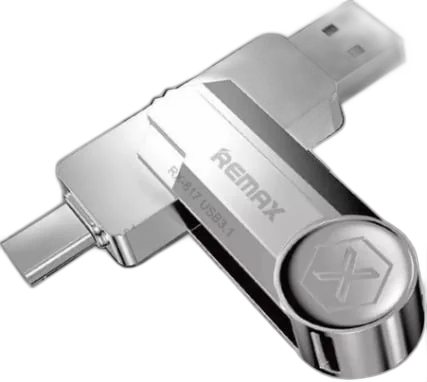 Флеш-карта Remax РХ-817 USB-A/USB-C Silver 128GB