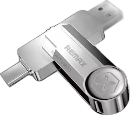 Флеш-карта Remax РХ-817 USB-A/USB-C Silver 128GB