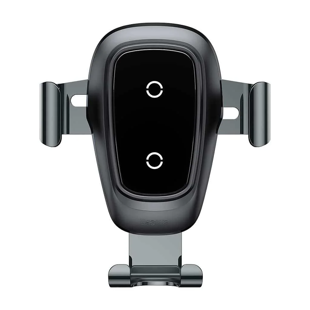 Автомобильный держатель Baseus Metal Wireless с беспроводной зарядкой (Black)