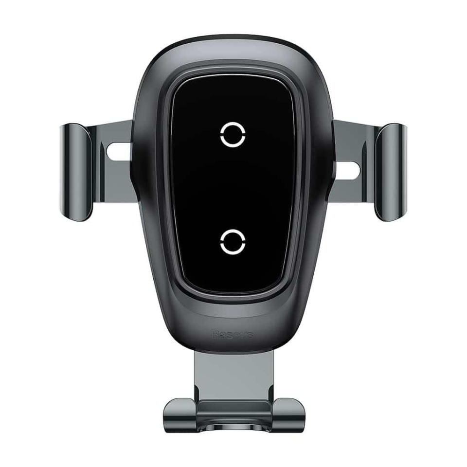 Автомобильный держатель Baseus Metal Wireless с беспроводной зарядкой (Black)