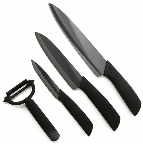 Набор керамических ножей HuoHou 4 in 1 (черный) HU0010