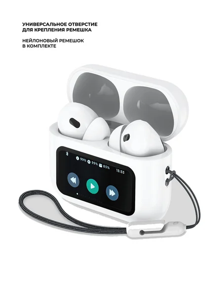 Беспроводные наушники Deppa Air Pro 3 ANC белый