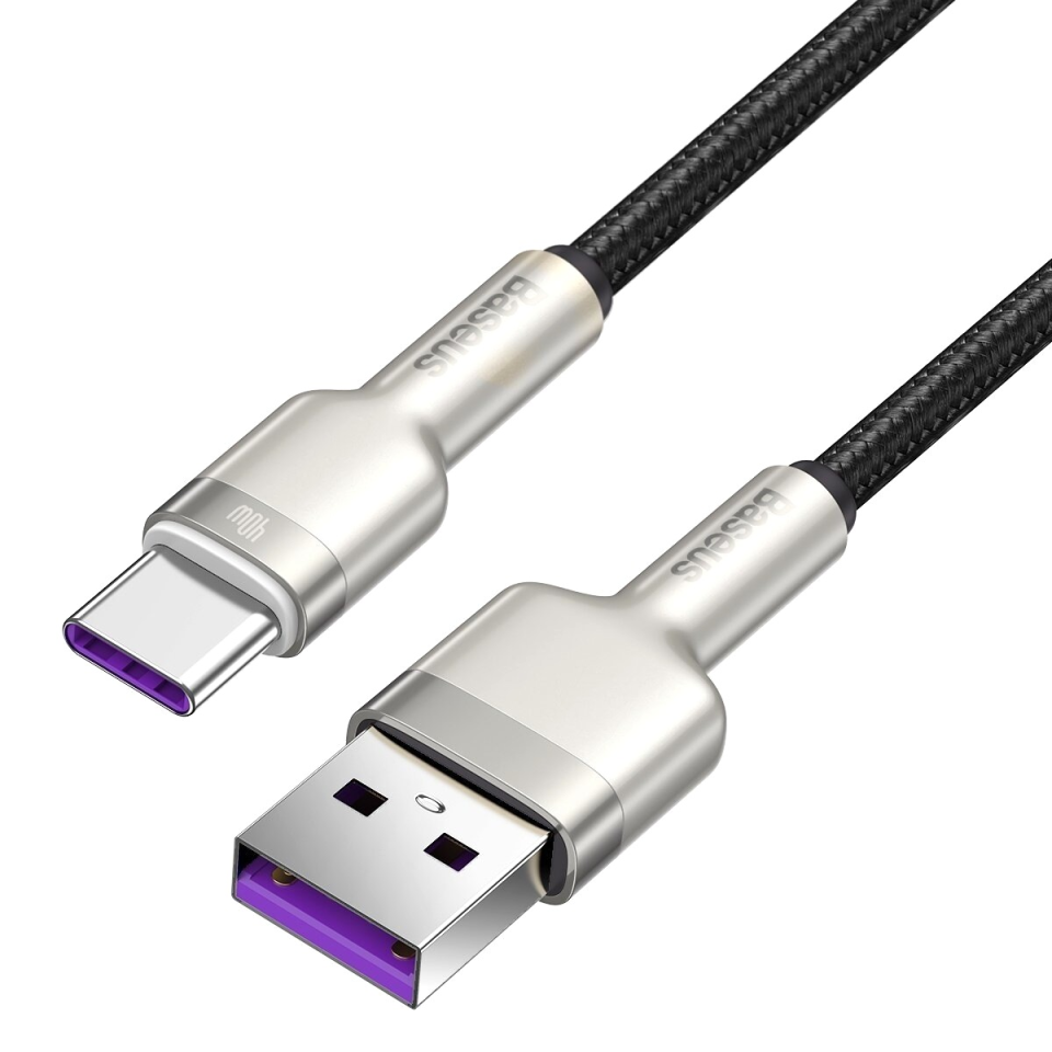 Кабель Baseus USB-A - USB-C 40W (1m)