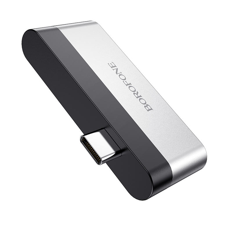 Переходник OTG USB-C to 3-USB Borofone DH1