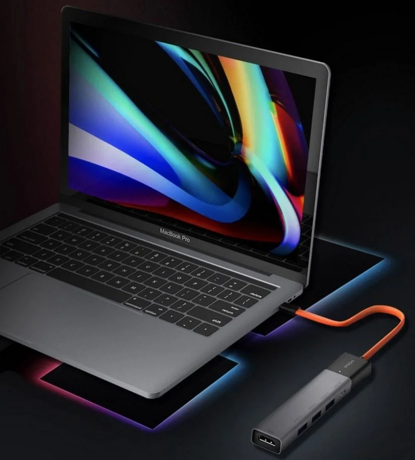 Адаптер MIIIW Type-C HUB Adapter 5 in 1, 3х USB 3.0 HDMI 4K 1x Type-C PD MWCMA05