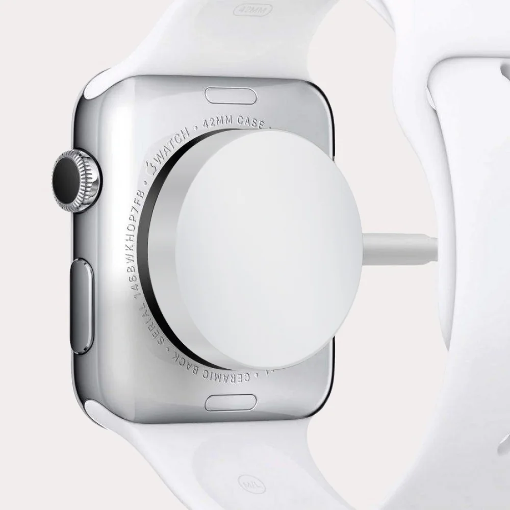 Беспроводное зарядное устройство A-watch, белый, Type-C, Deppa