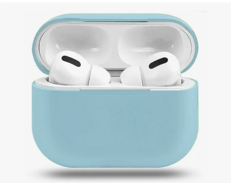 Silicone case for AirPods Pro небесно-голубой