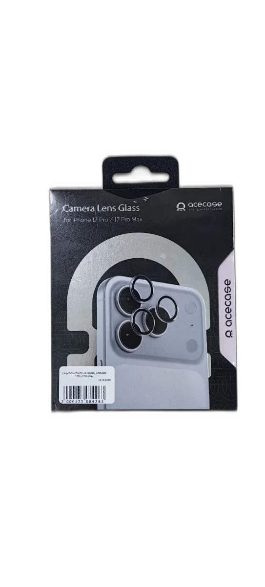 Защитное стекло на камеру AceCase для iPhone 17