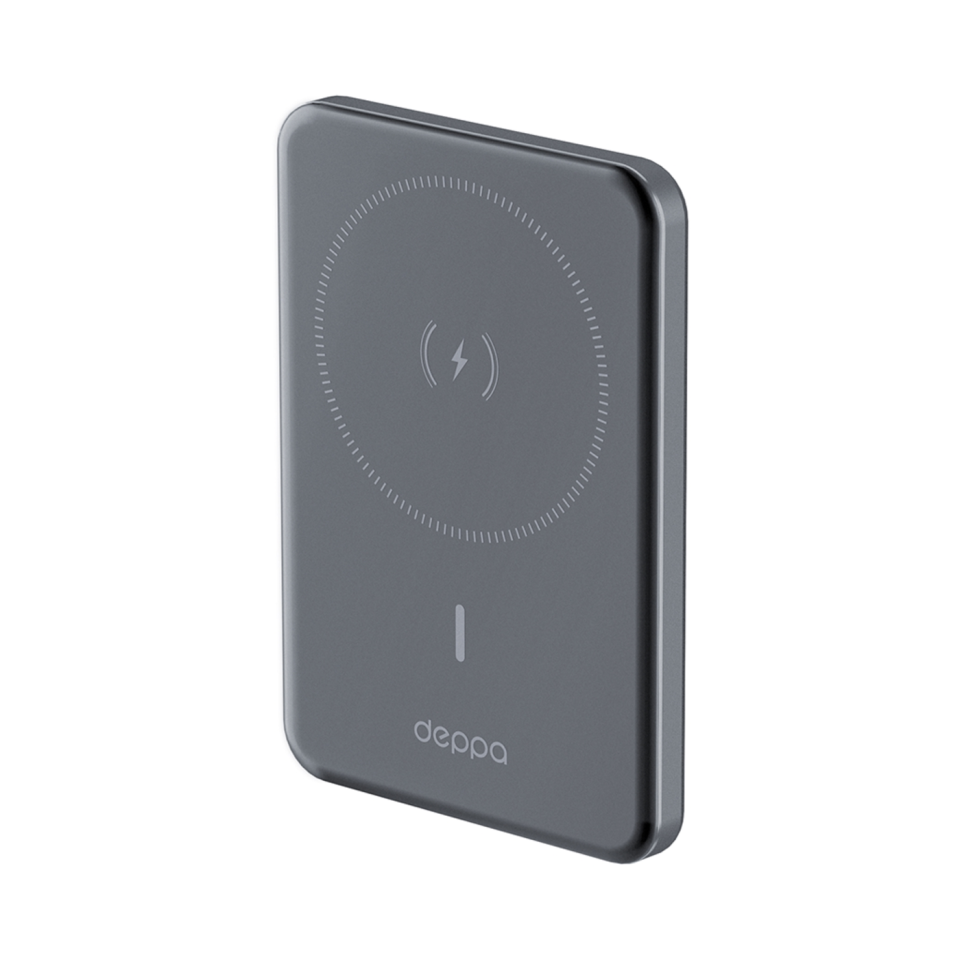 Внешний аккумулятор Deppa NRG Magsafe Alum 5000mah 15W