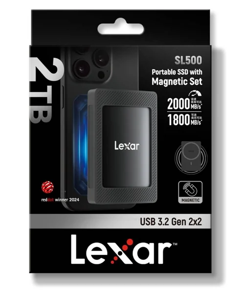 Внешний SSD диск Lexar magnetic set 2TB