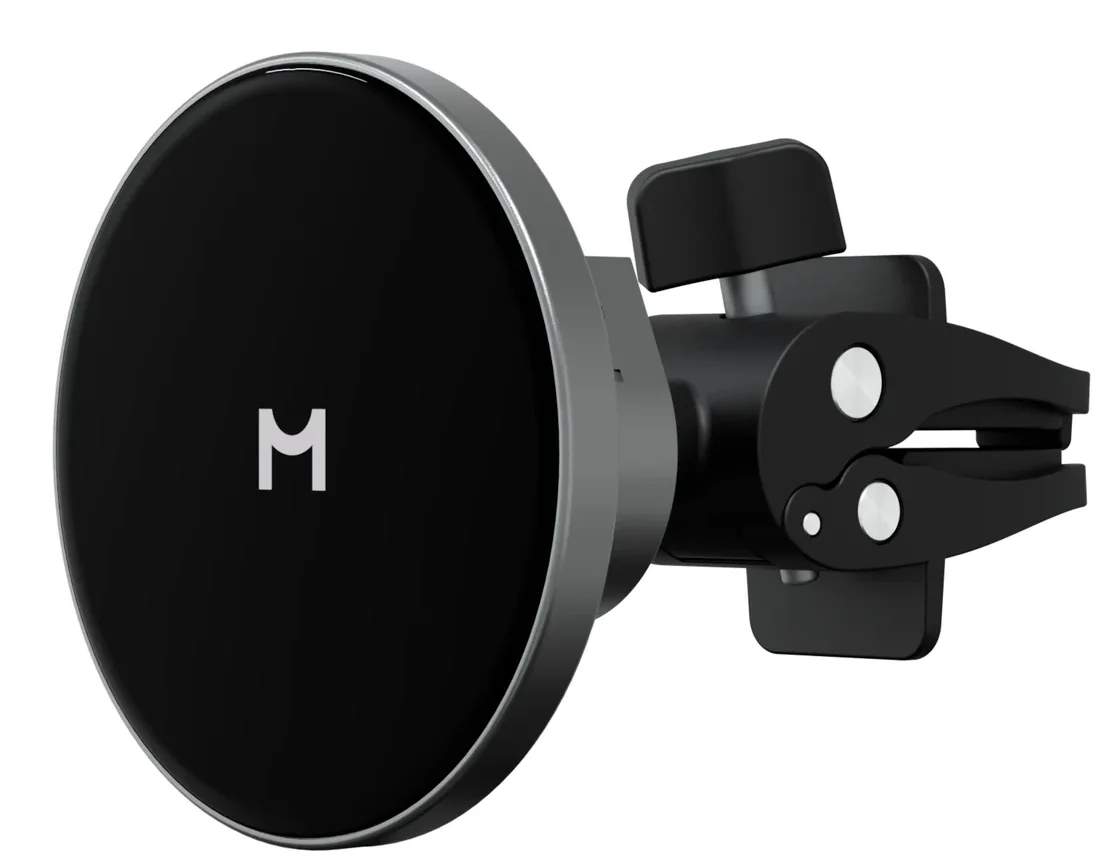 Автомобильный держатель Magssory Disc MagSafe с беспроводной зарядкой (Midnight)