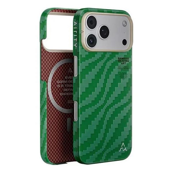 Чехол Airity Bamboo Fiber Case для iPhone 17 Pro Max (China Green)