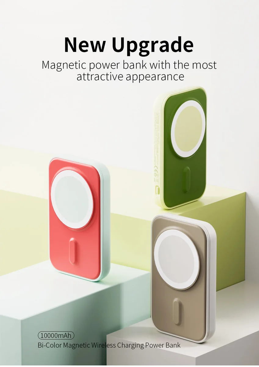 Внешний аккумулятор MangoTek MagSafe MGP03 10000mAh (Red)