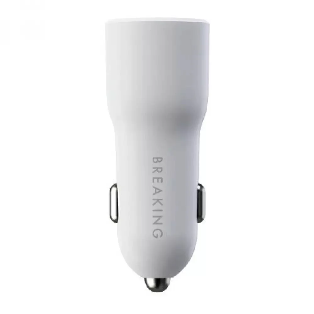 Автомобильное зарядное устройство Breaking A05 2xUSB-C 40W (White)