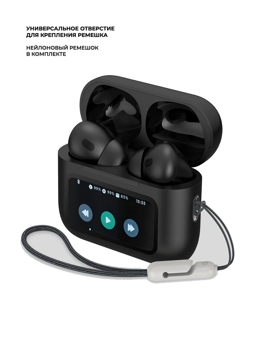 Беспроводные наушники Deppa Air Pro 3 ANC черный